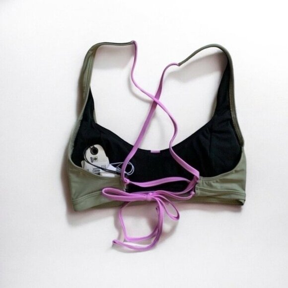 NEW w/tags Prana Small Tulum Bikini Top + Small Black Summer Wave Swimsuit sz S - Picture 6 of 15